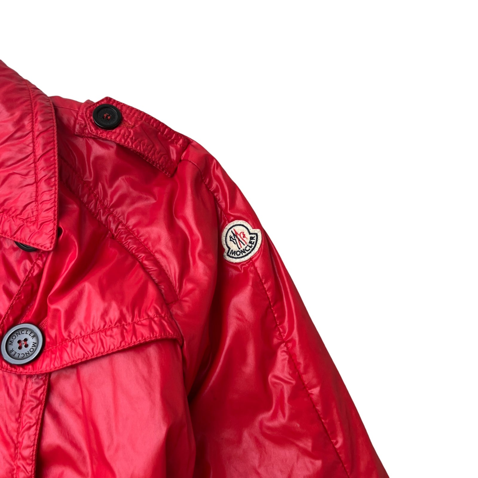 Women's Trench Jacket Red Size 2 / UK 12 - Photo 5