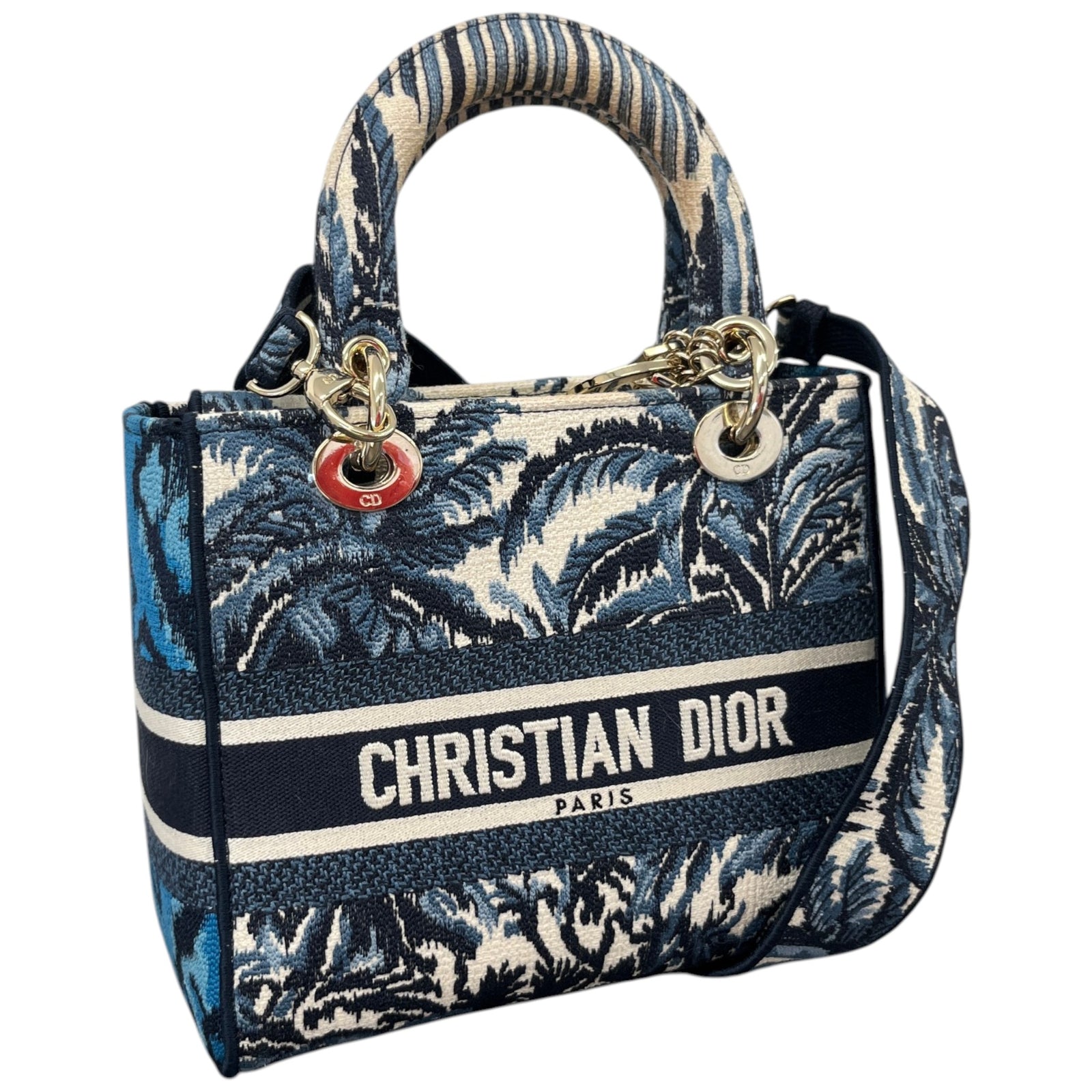 Women's Medium Lady D-Lite Bag Blue - Photo 4