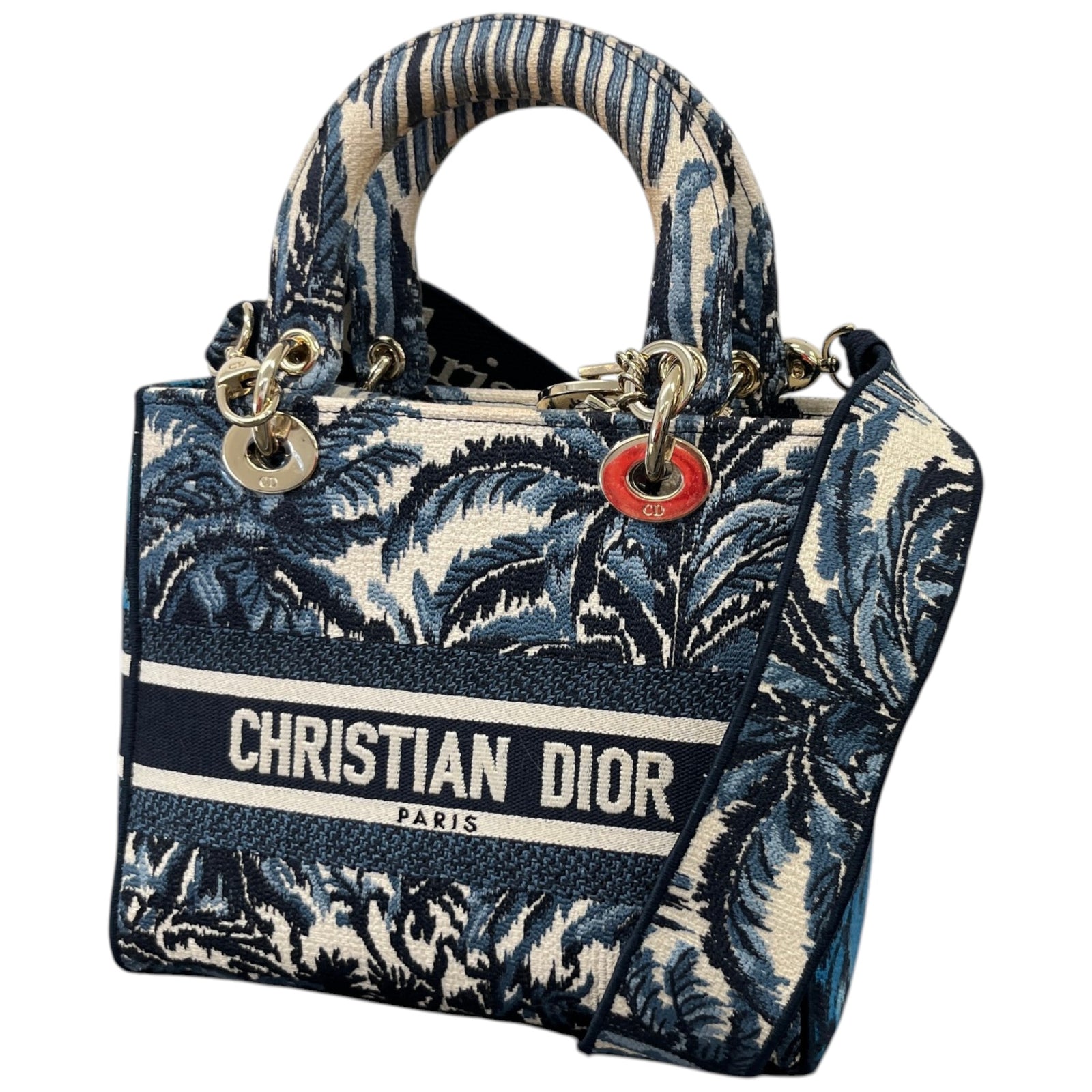 Women's Medium Lady D-Lite Bag Blue - Photo 5