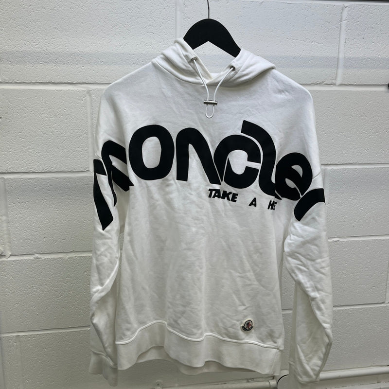 Men's Maglia Hoodie White Size M