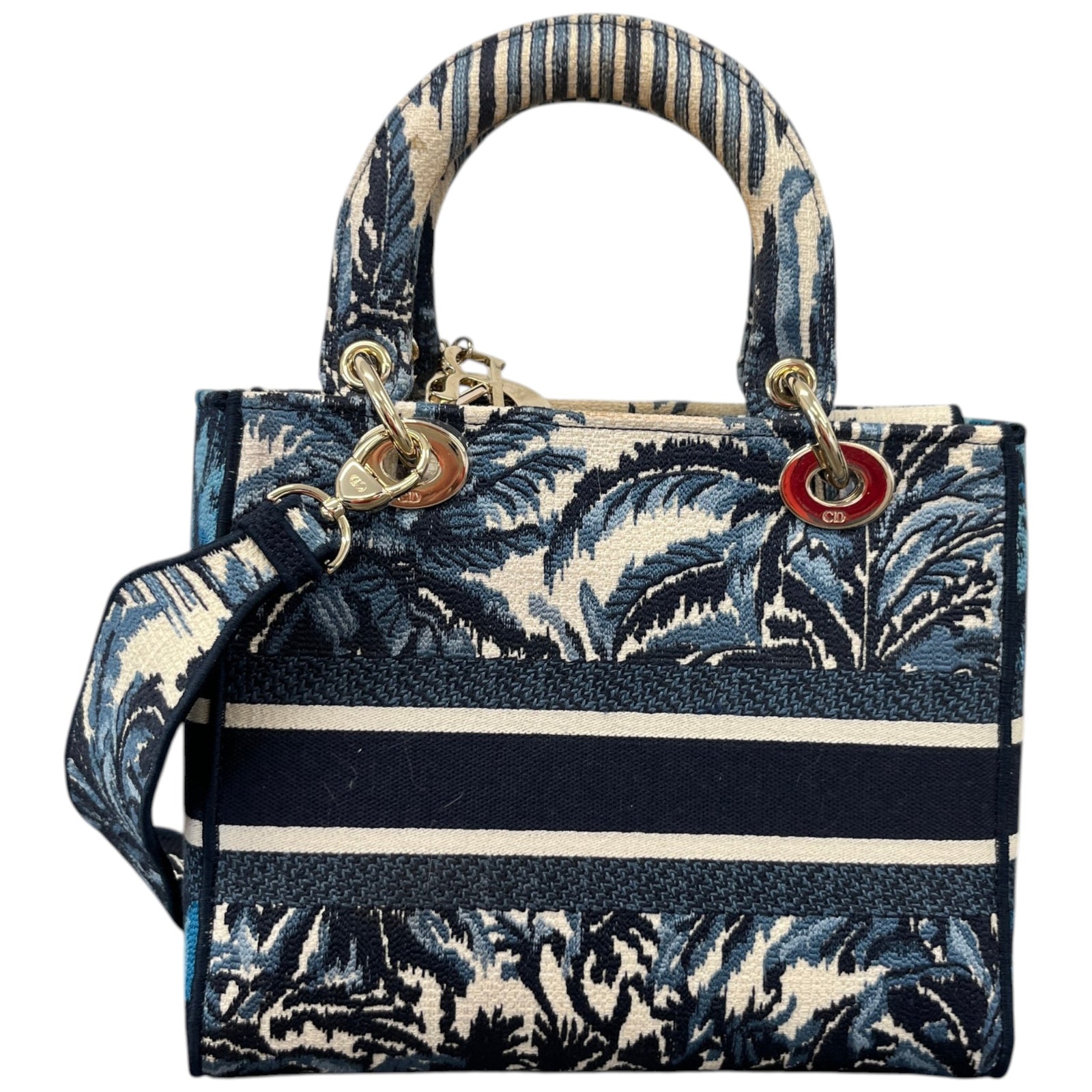 Women's Medium Lady D-Lite Bag Blue - Photo 3