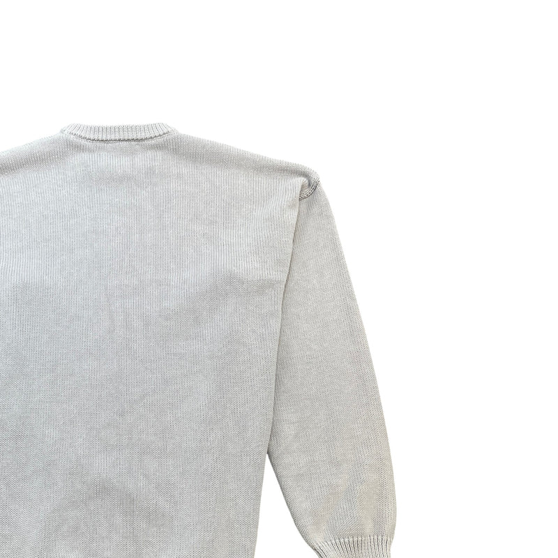Men's Oversized Bb Paris Logo Jumper Grey Size M