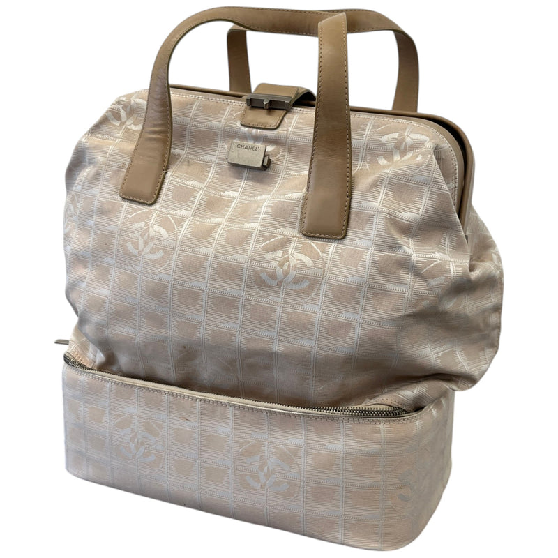 Women's CC Travel Ligne Frame Travel Bag Beige