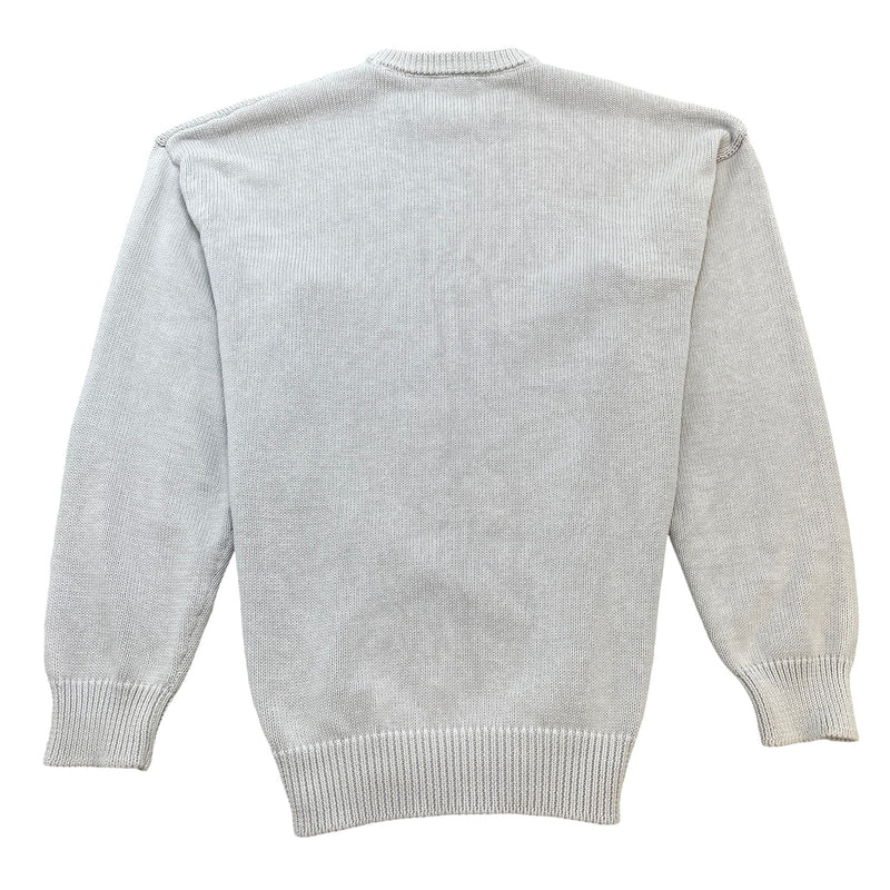 Men's Oversized Bb Paris Logo Jumper Grey Size M