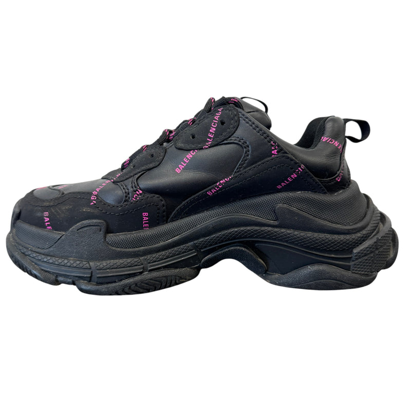 Women's Triple S Low Trainers Black Size EU 37 / UK 4