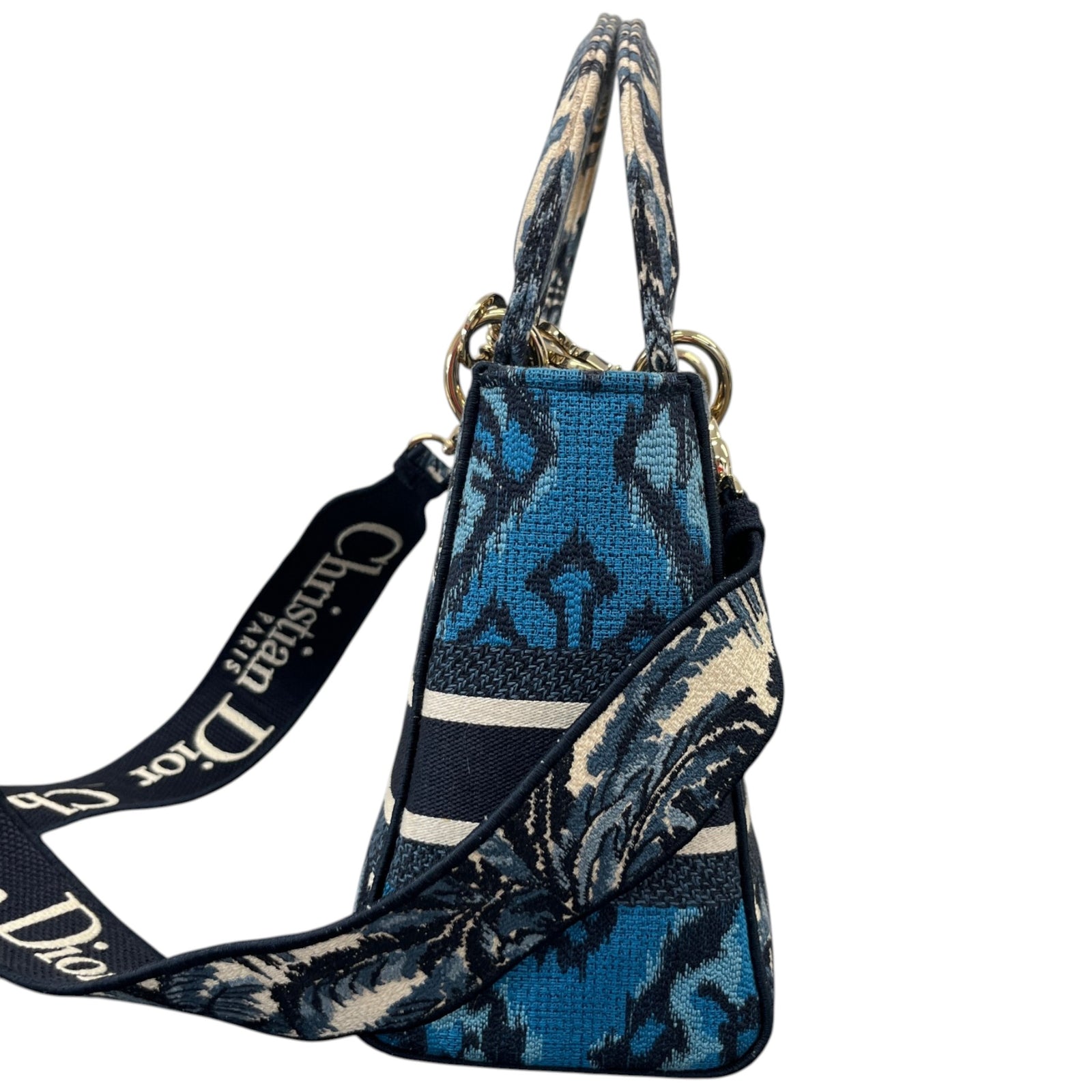 Women's Medium Lady D-Lite Bag Blue - Photo 6