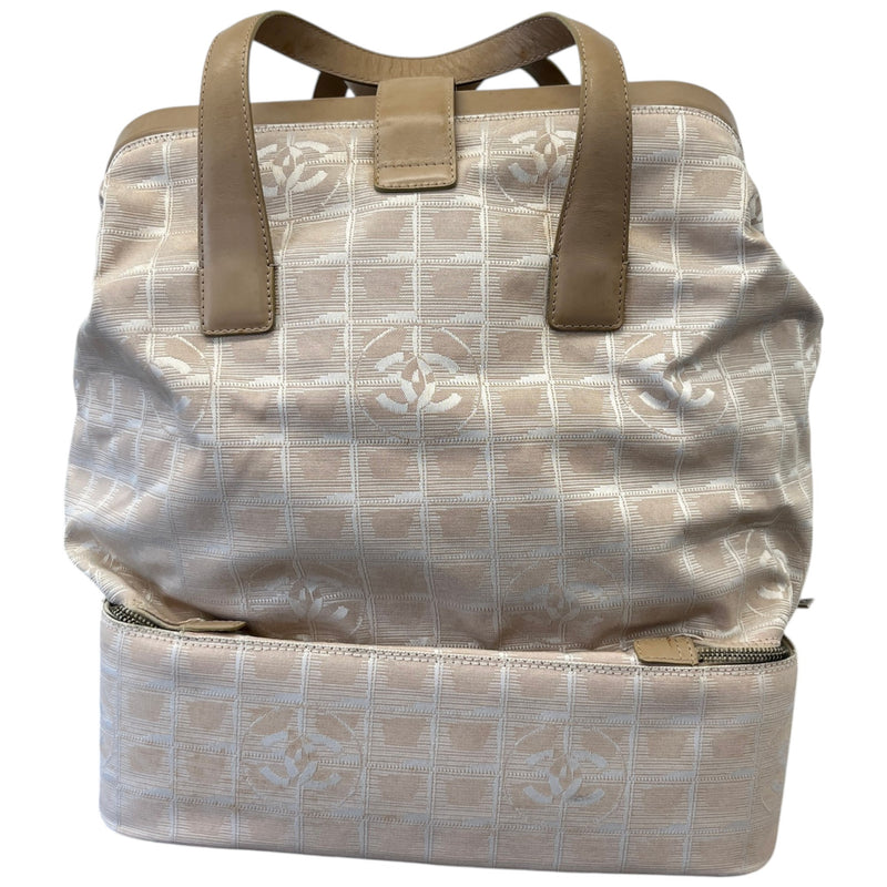 Women's CC Travel Ligne Frame Travel Bag Beige