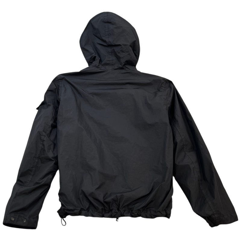 Men's Applique Logo Windbreaker Black Size S
