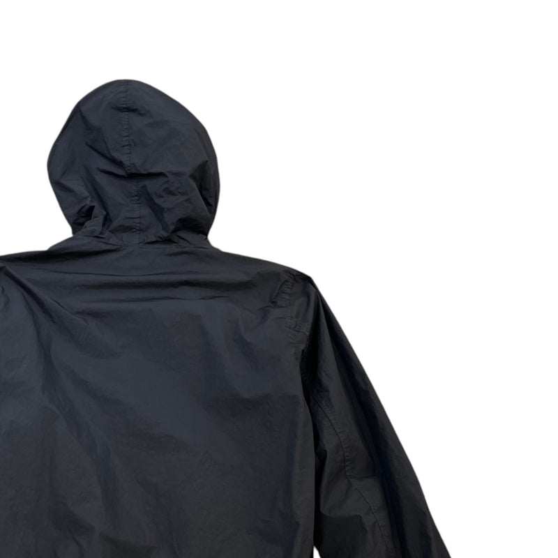Men's Applique Logo Windbreaker Black Size S