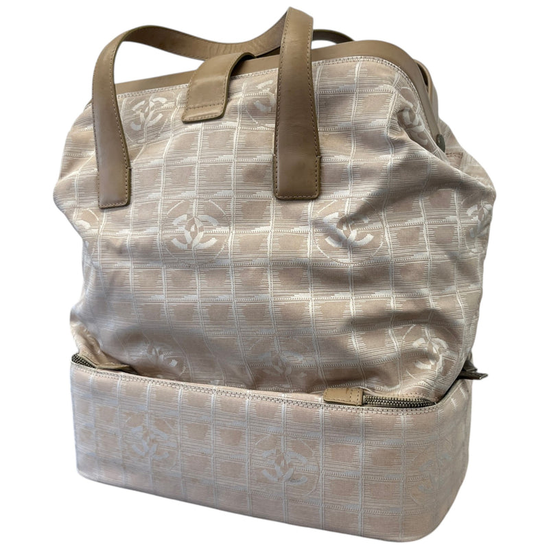 Women's CC Travel Ligne Frame Travel Bag Beige