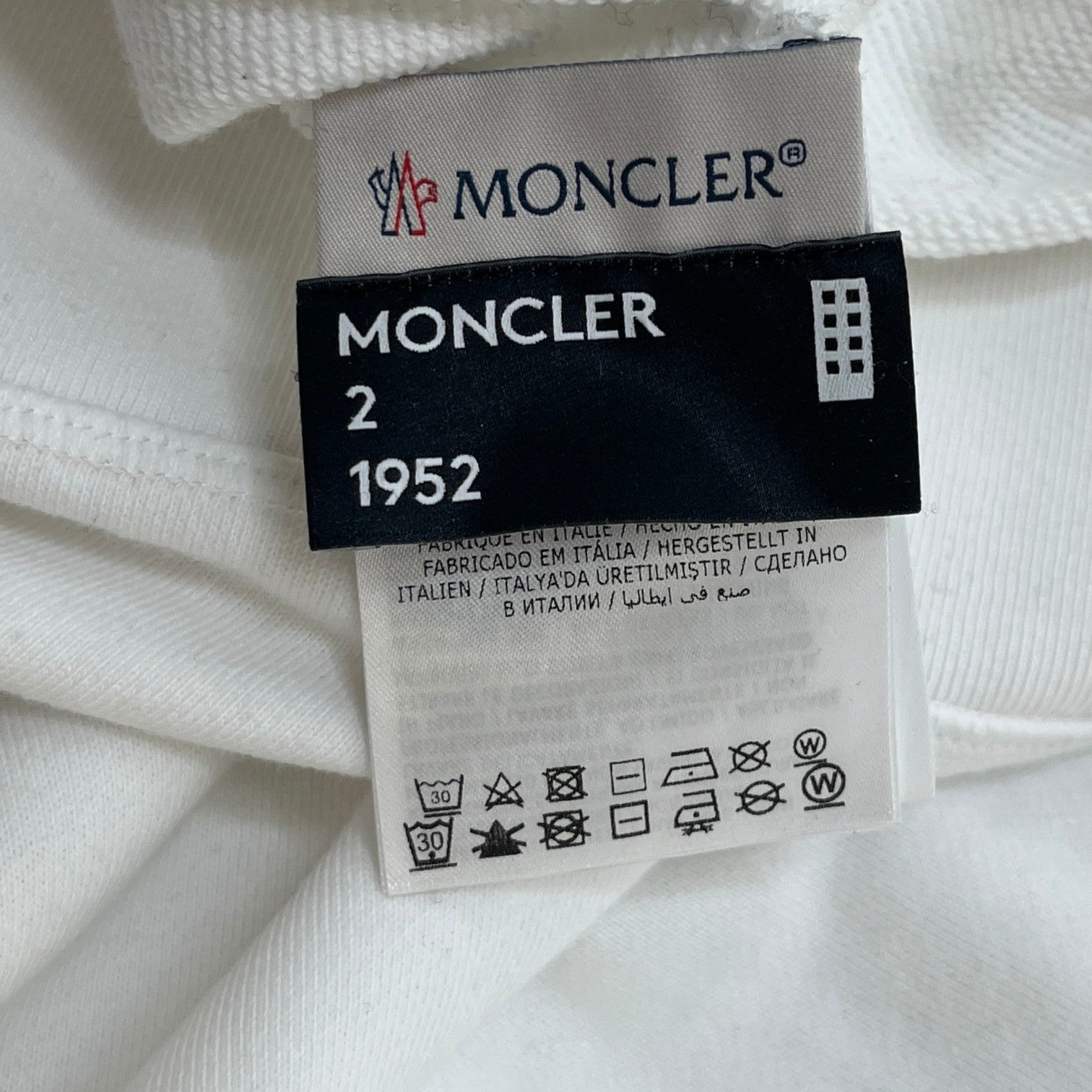 Men's Maglia Hoodie White Size M - Photo 5