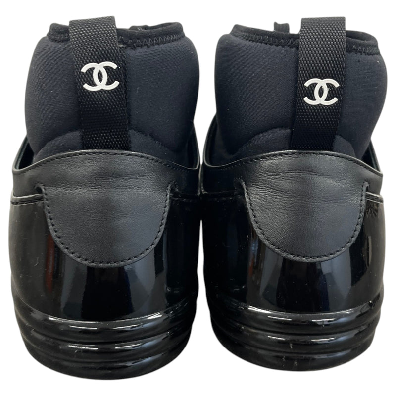 Men's CC Logo High Trainers Black Size UK 8 / EU 42