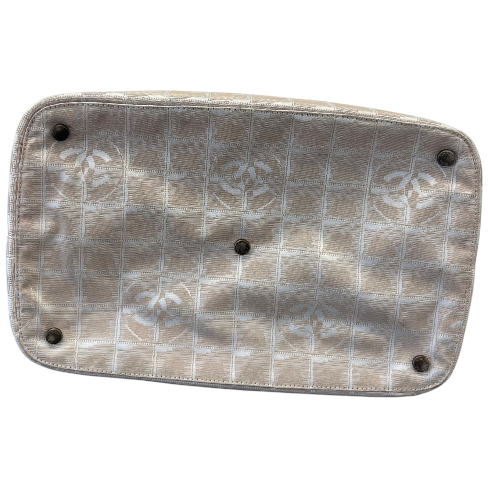 Women's CC Travel Ligne Frame Travel Bag Beige - Photo 9