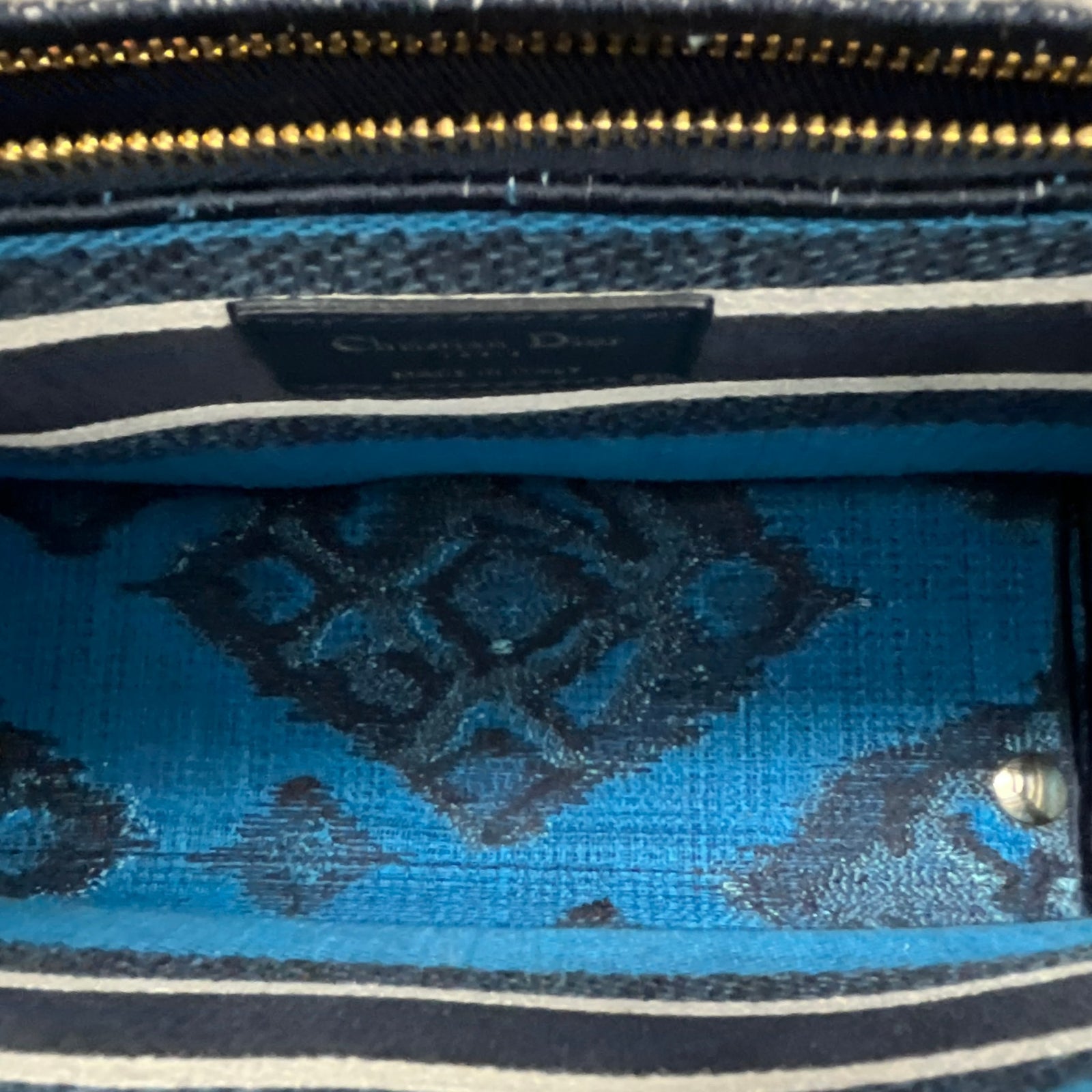 Women's Medium Lady D-Lite Bag Blue - Photo 13