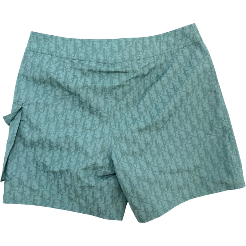 Men's Oblique Swim Shorts Green Size L / W34