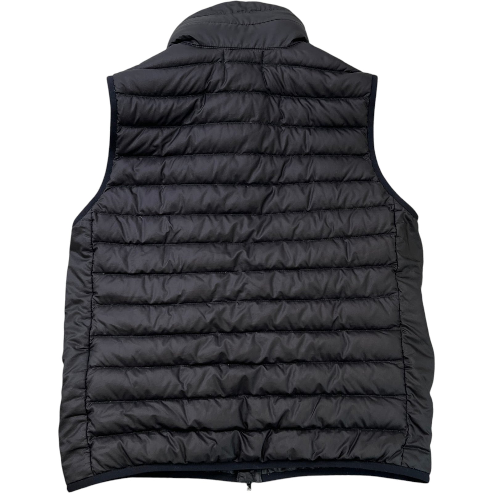 Men's Applique Logo Ripstop Gilet Black Size S - Photo 2