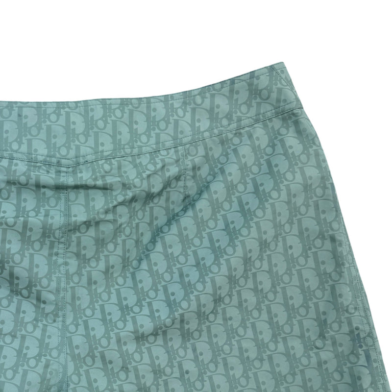 Men's Oblique Swim Shorts Green Size L / W34