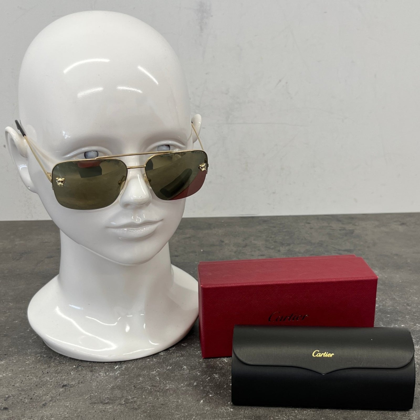 Men's Panthère Ct0244S Sunglasses Gold - Photo 11