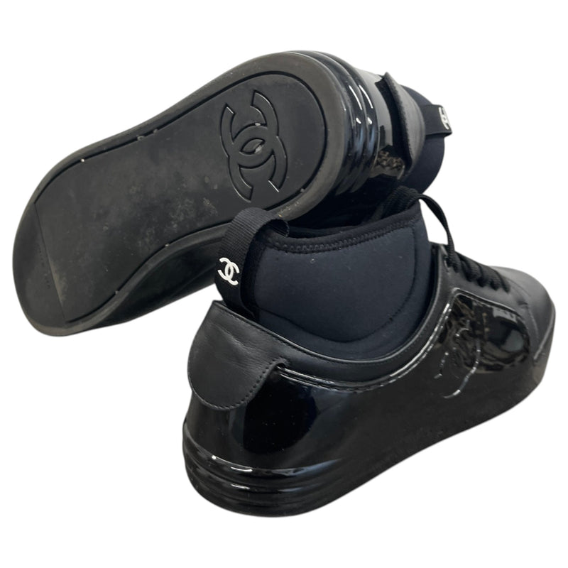 Men's CC Logo High Trainers Black Size UK 8 / EU 42