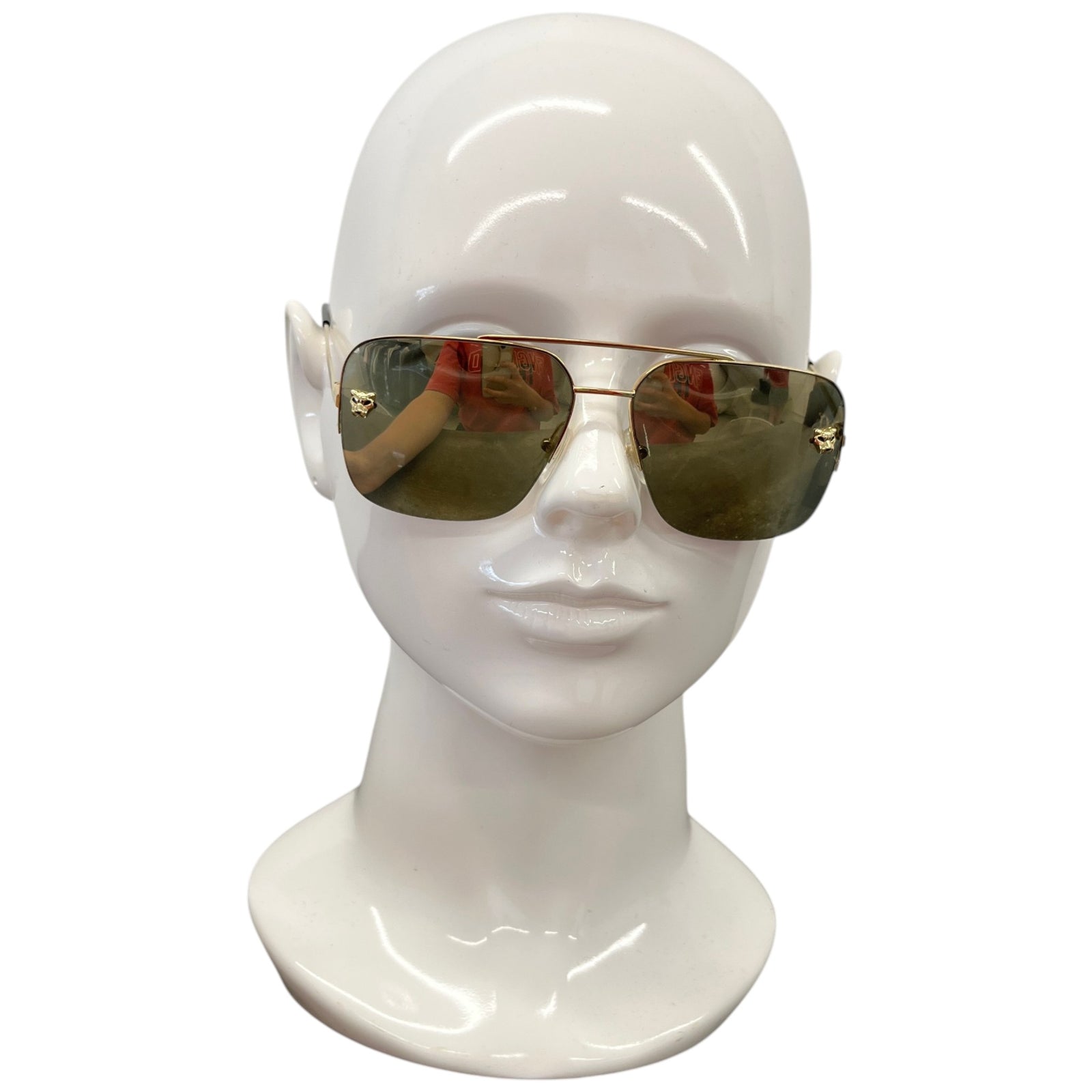 Men's Panthère Ct0244S Sunglasses Gold - Photo 2