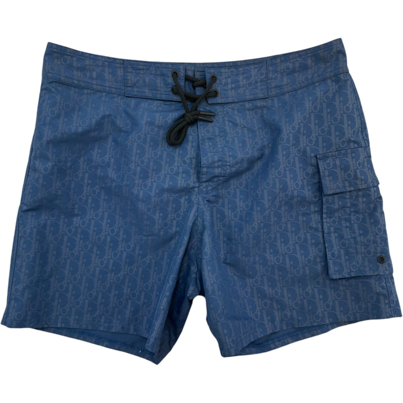 Men's Oblique Swim Shorts Navy Size L / W34