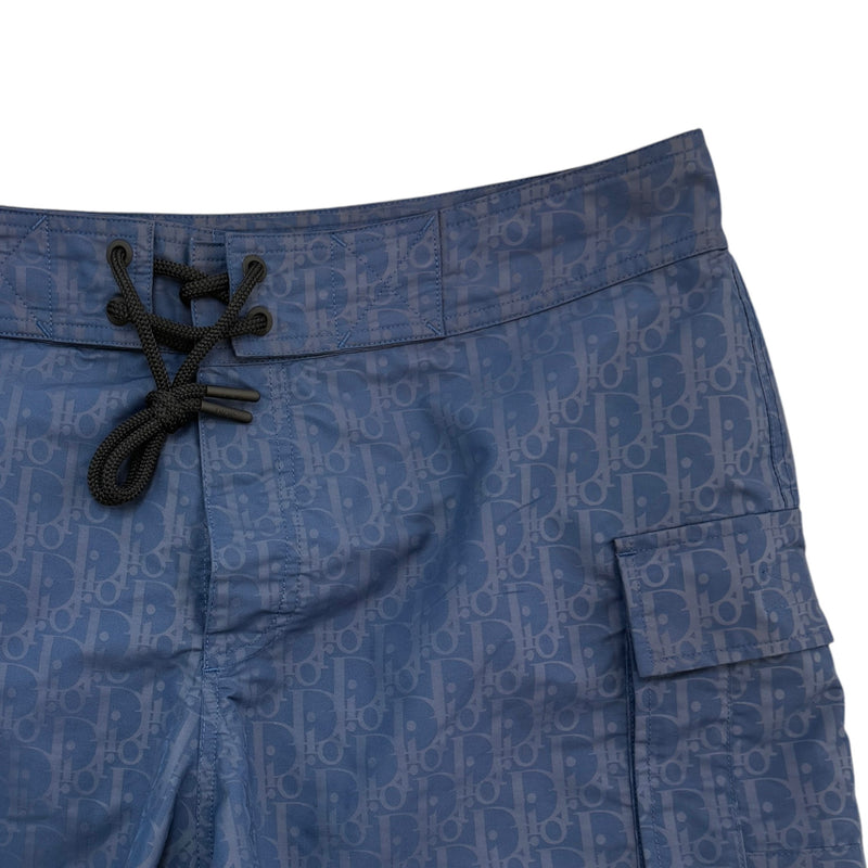 Men's Oblique Swim Shorts Navy Size L / W34