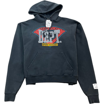 Men's Vintage Logo Hoodie Grey Size S