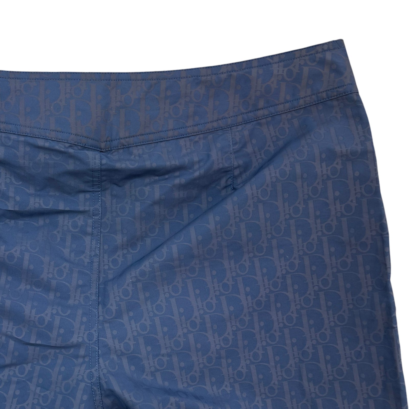 Men's Oblique Swim Shorts Navy Size L / W34 - Photo 4