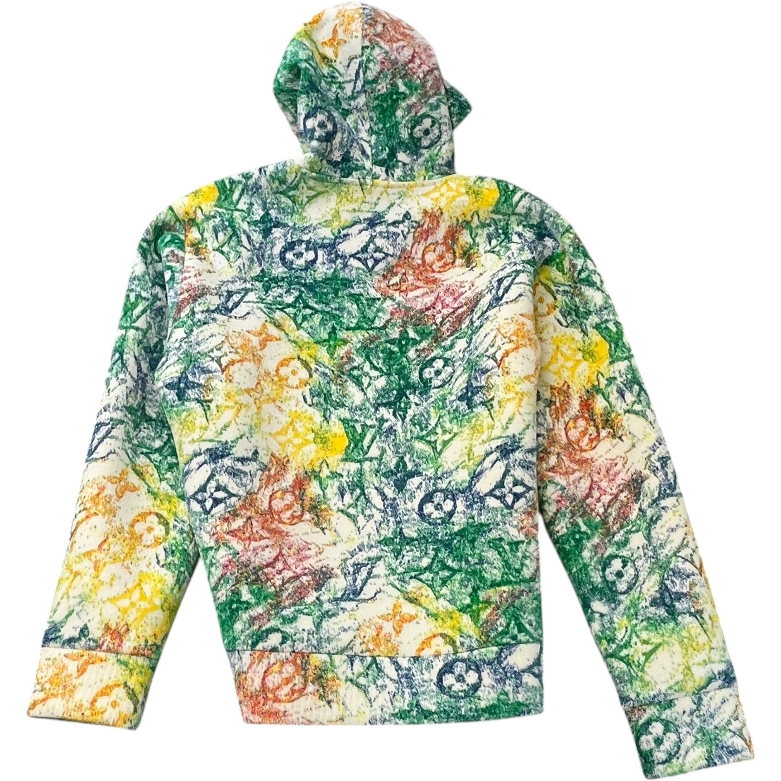 Men's Pastel Monogram Jacquard Hoodie Multi-Coloured Size M - Photo 2