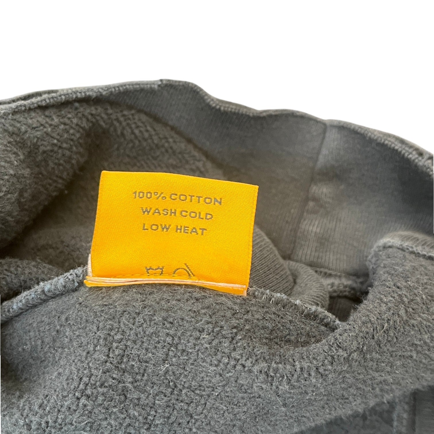Men's Vintage Logo Hoodie Grey Size S - Photo 7