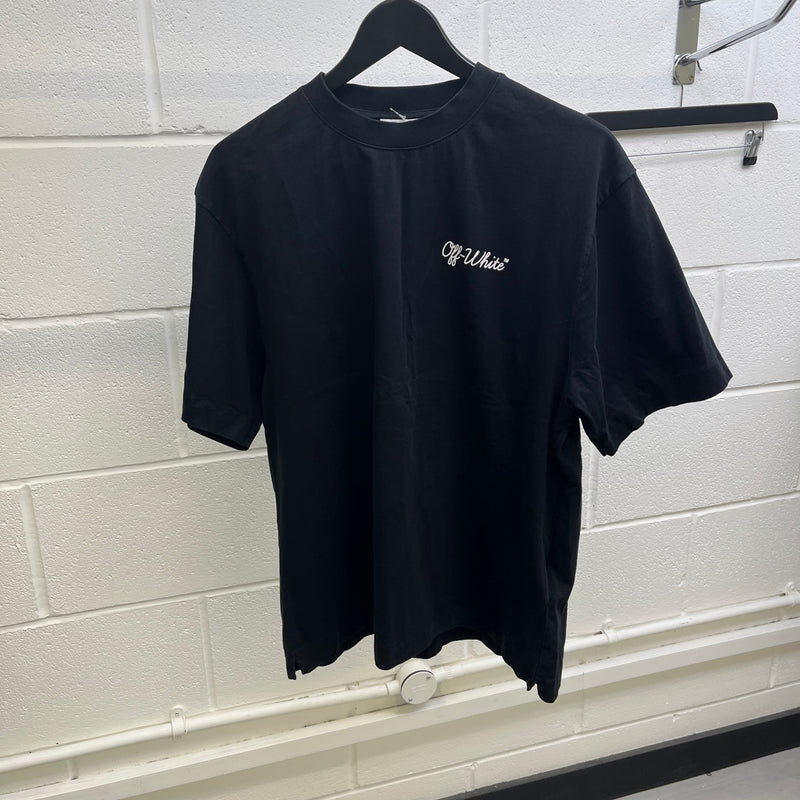 Men's Script Skate T-Shirt Black Size S