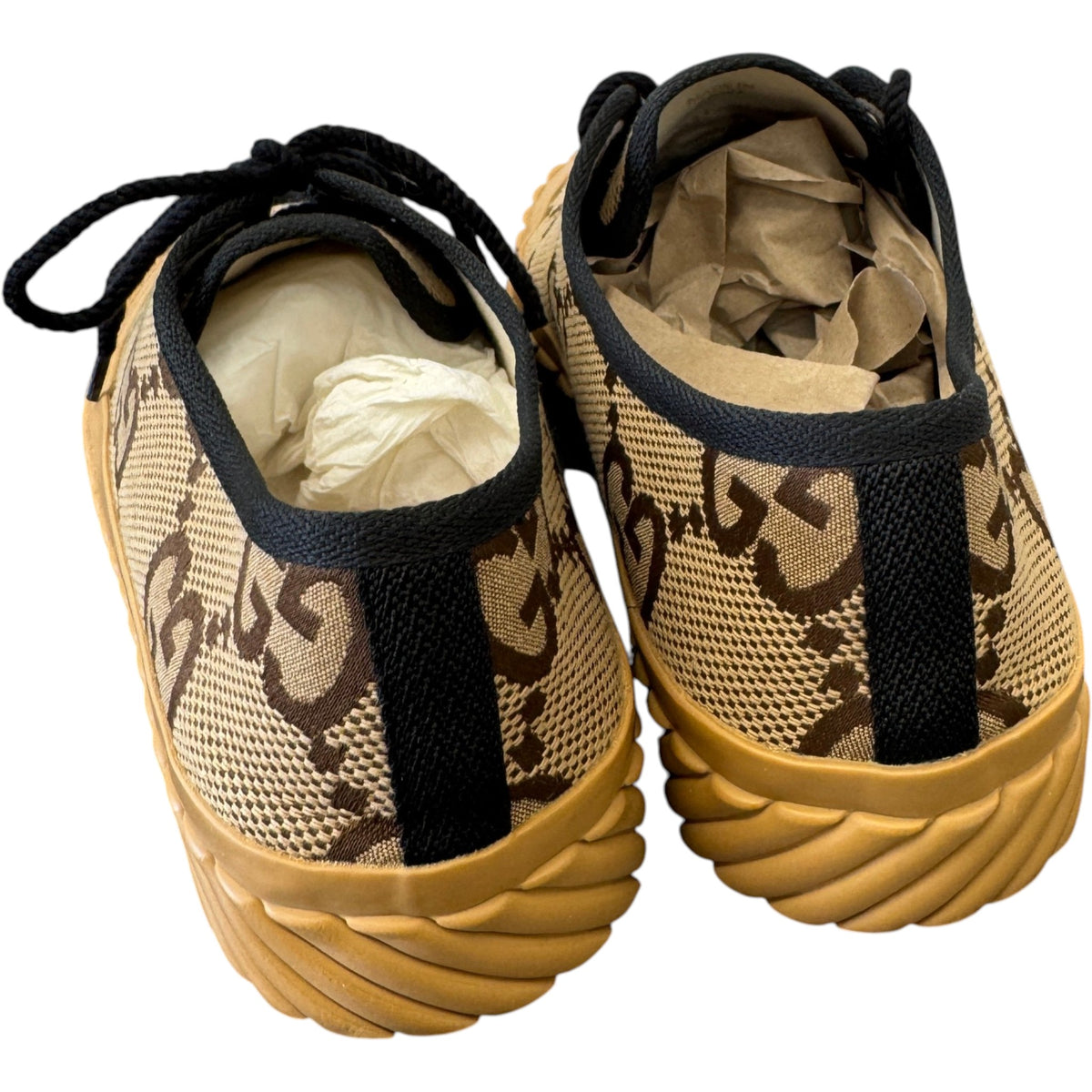 Men's Maxi GG Low Trainers Beige Size UK 7 / EU 41 - Photo 9