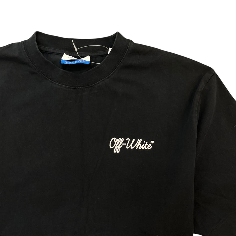 Men's Script Skate T-Shirt Black Size S