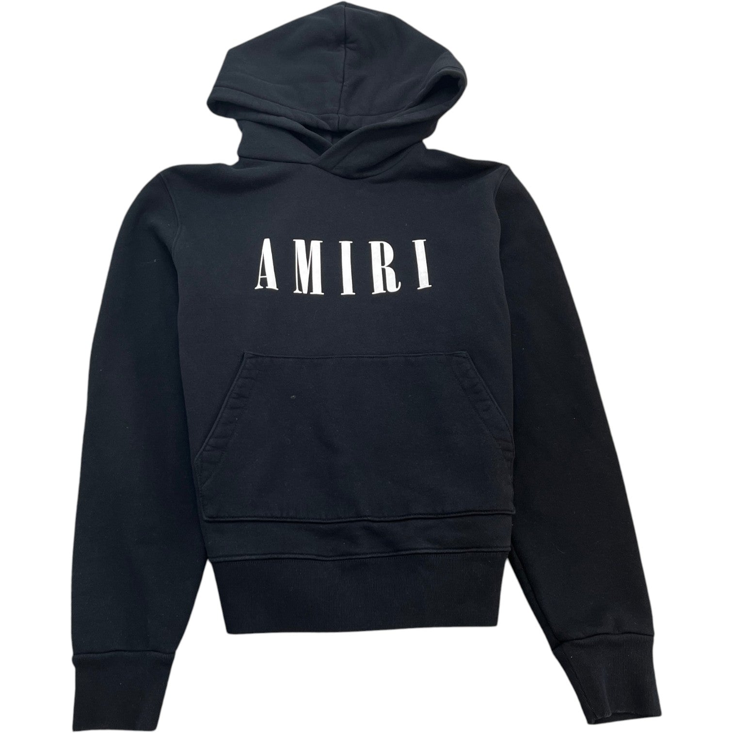 Men's Logo Print Hoodie Black Size S - Photo 1