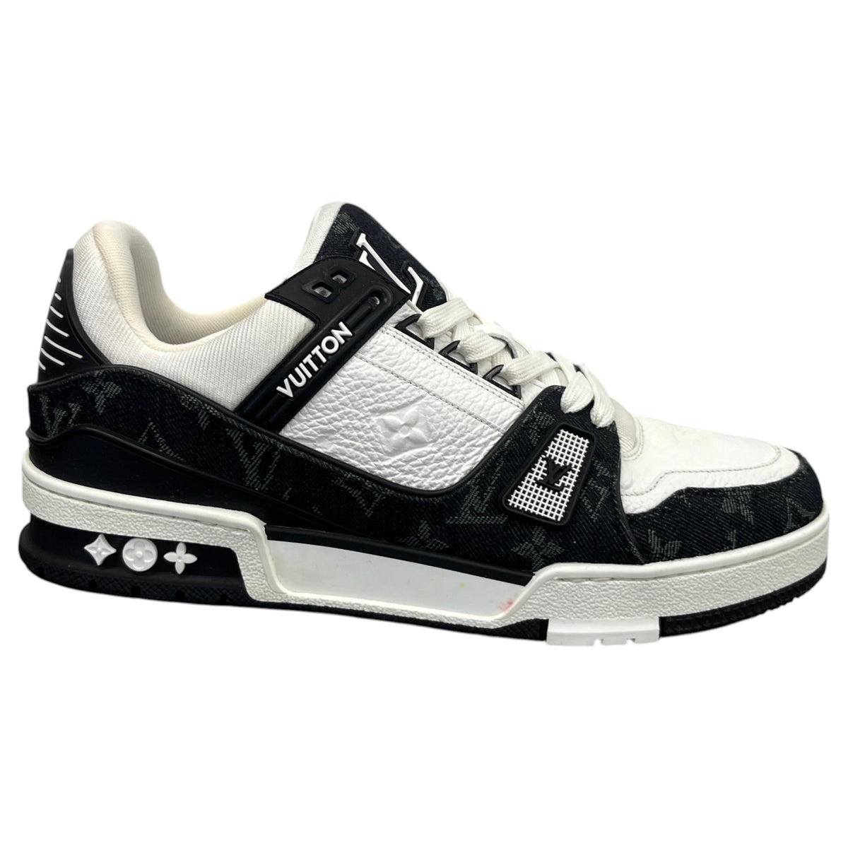 Men's LV Low Trainers Black Size UK 7.5 / EU 41.5 - Photo 1