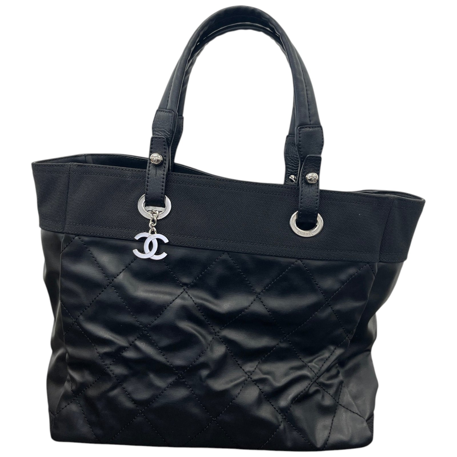 Women's CC Paris-Biarritz Tote Handbag Black - Photo 1