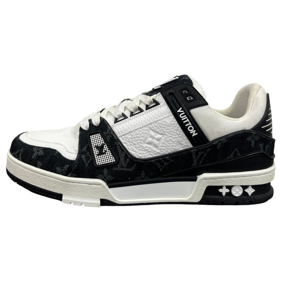 Men's LV Low Trainers Black Size UK 7.5 / EU 41.5 - Photo 5