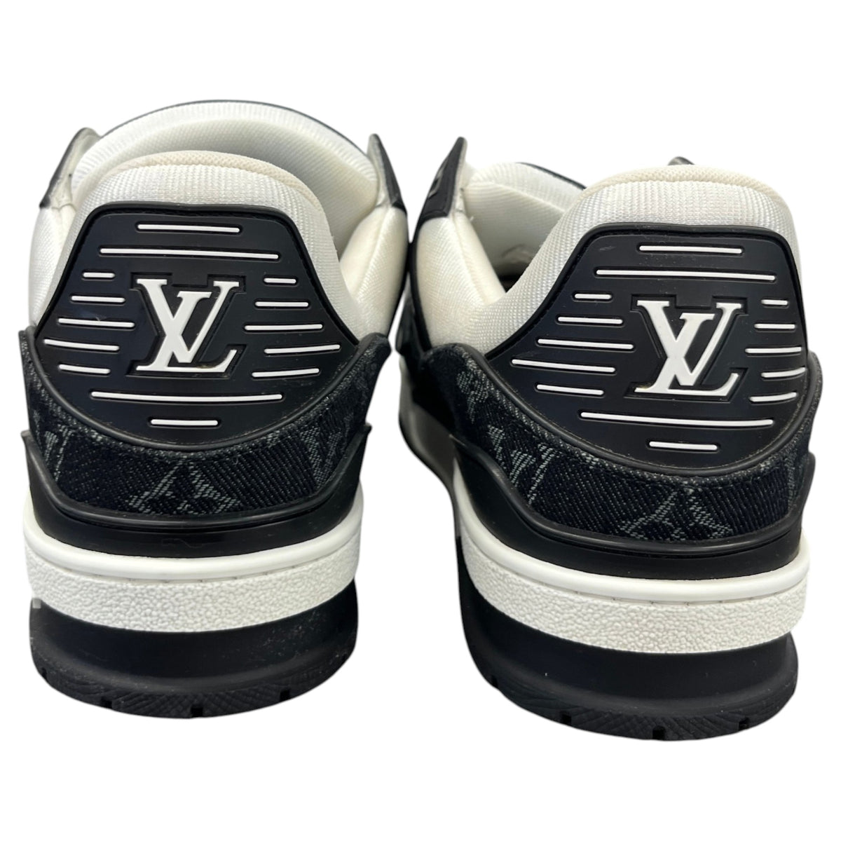 Men's LV Low Trainers Black Size UK 7.5 / EU 41.5 - Photo 7