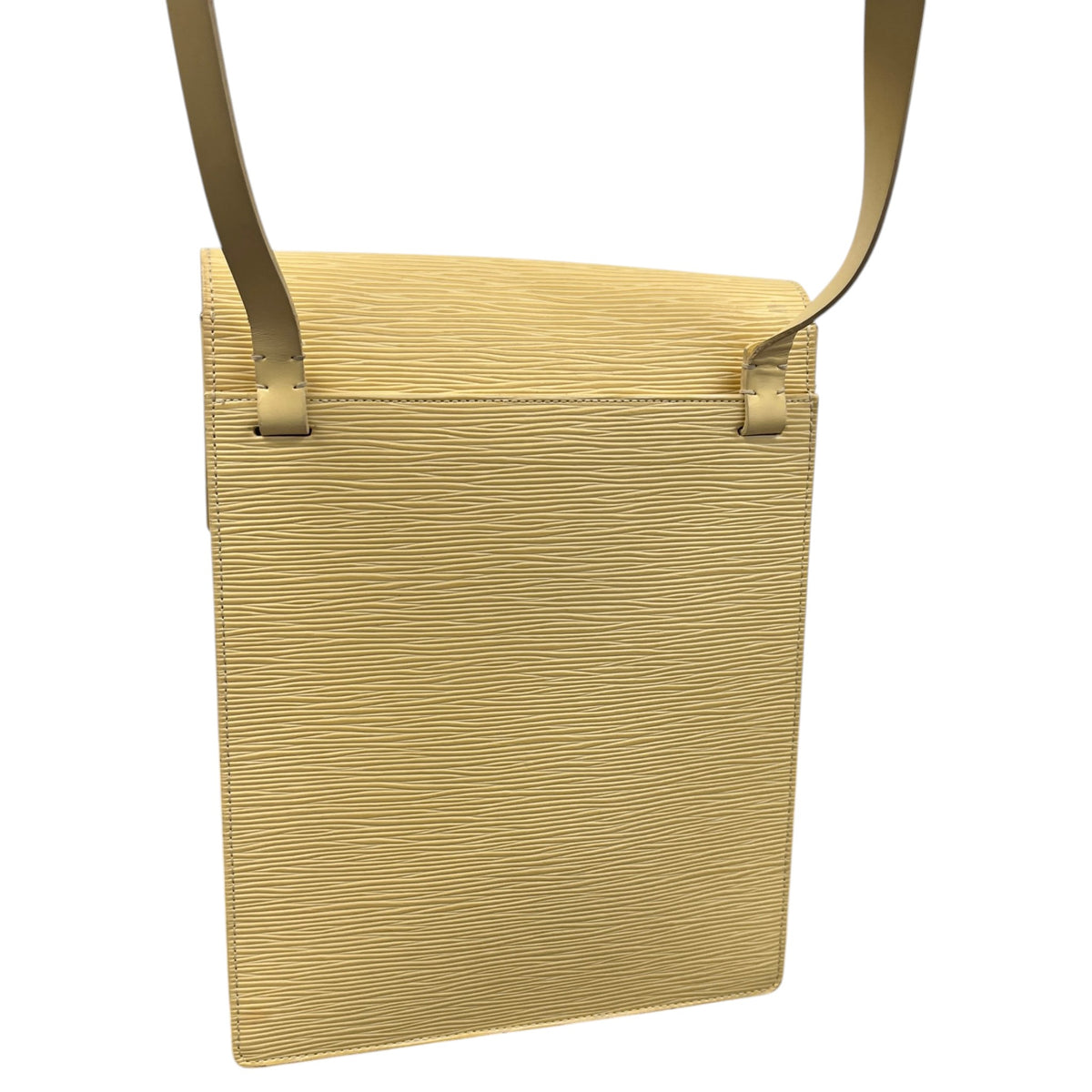 Women's Epi Ramatuelle Crossbody Bag Yellow - Photo 10