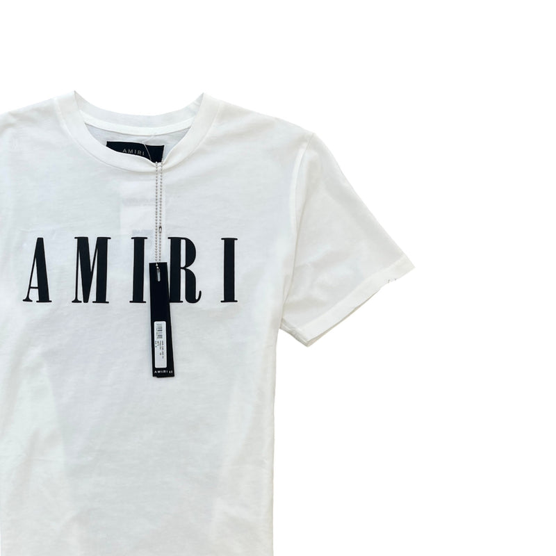 Men's Logo Print T-Shirt White Size M
