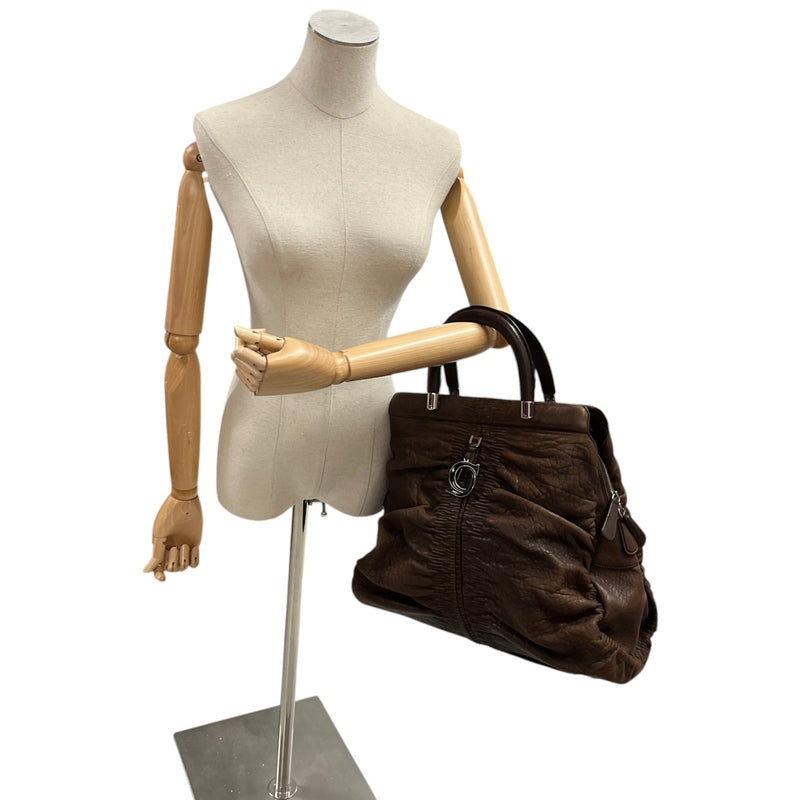 Women's Karenina Frame Tote Bag Brown