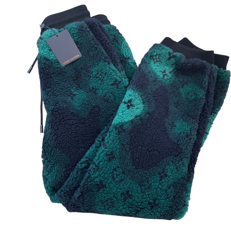Men's Monogram Camo Fleece Joggers Green Size L / W34
