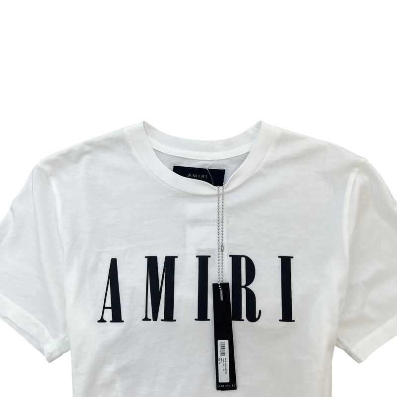 Men's Logo Print T-Shirt White Size M