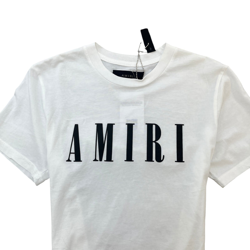 Men's Logo Print T-Shirt White Size M