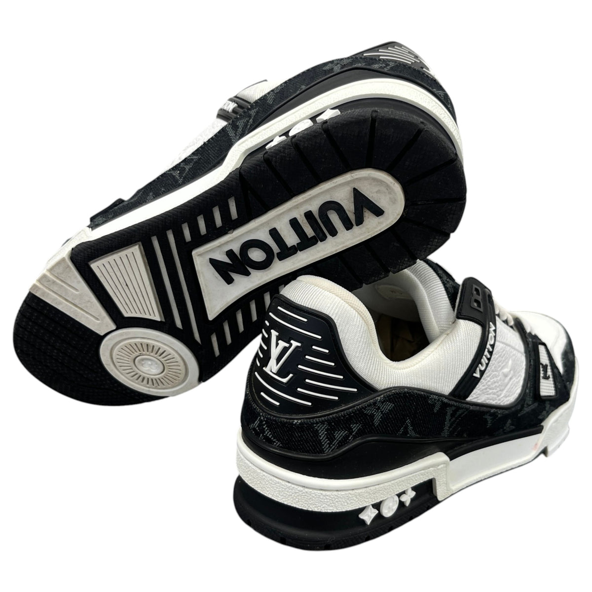 Men's LV Low Trainers Black Size UK 7.5 / EU 41.5 - Photo 10