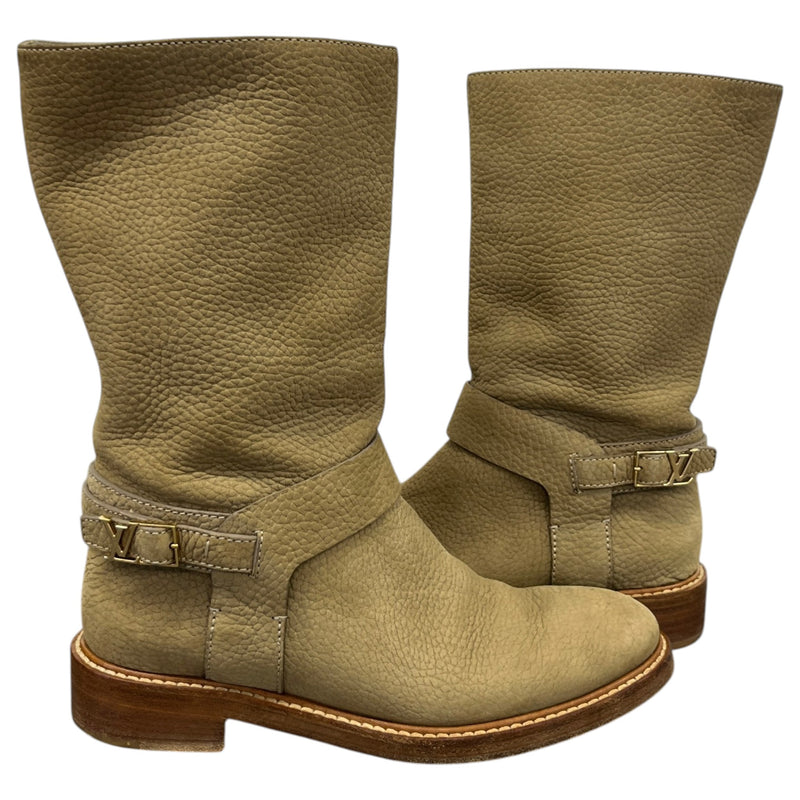 Women's Snowball Boots Beige Size UK 3 / EU 36