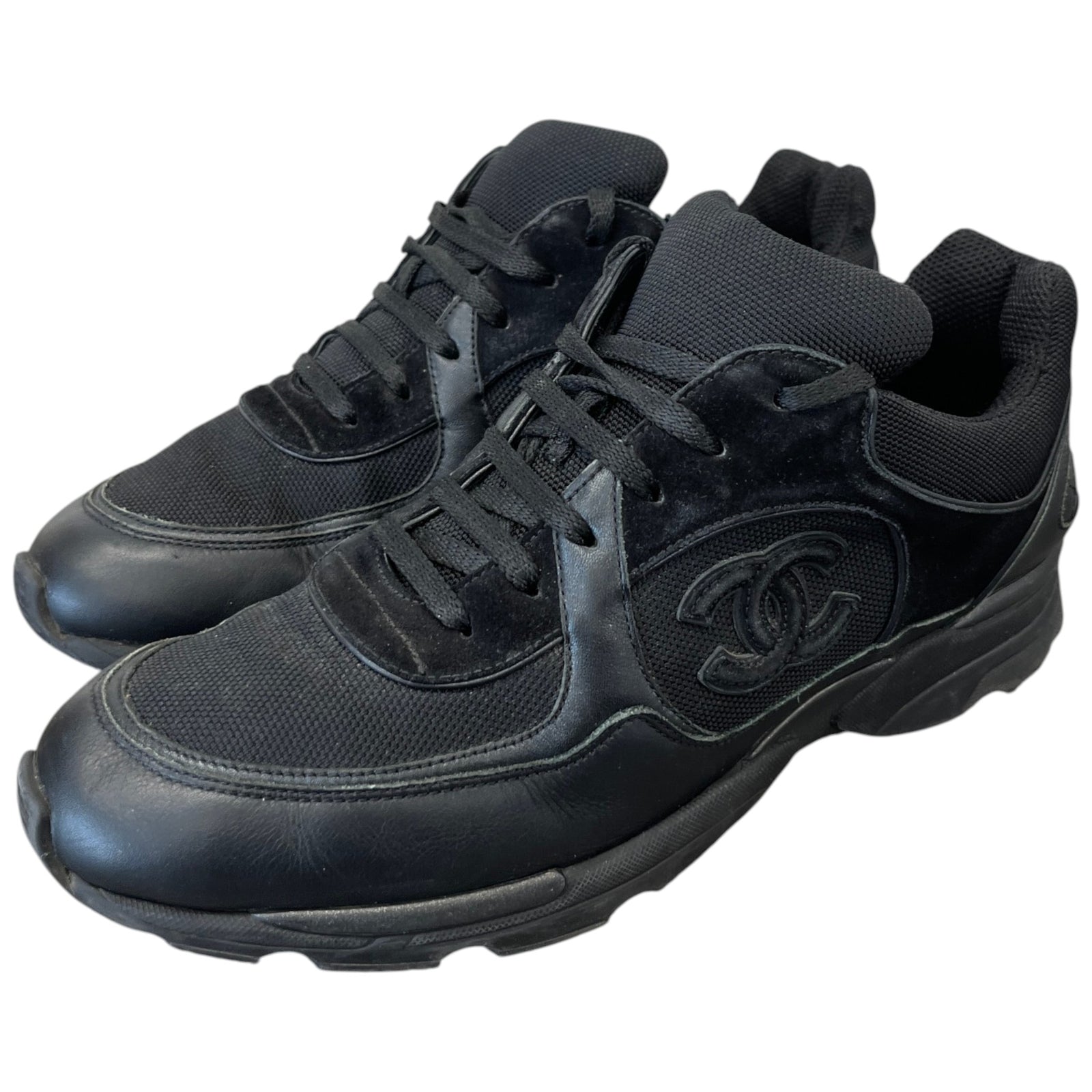 Men's Cc Runners Low Trainers Black Size EU 41 / UK 7 - Photo 9