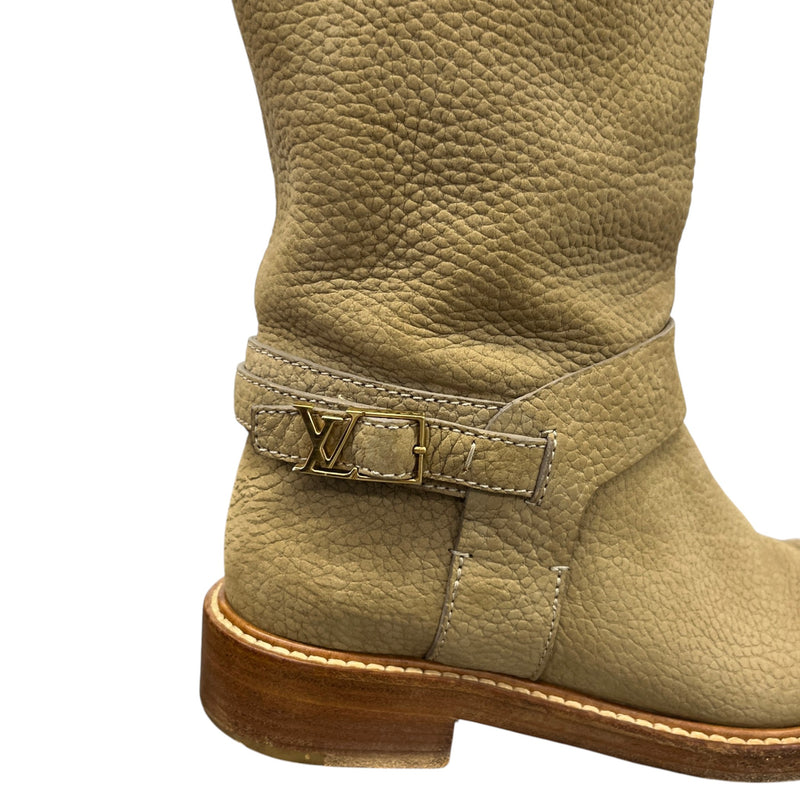Women's Snowball Boots Beige Size UK 3 / EU 36