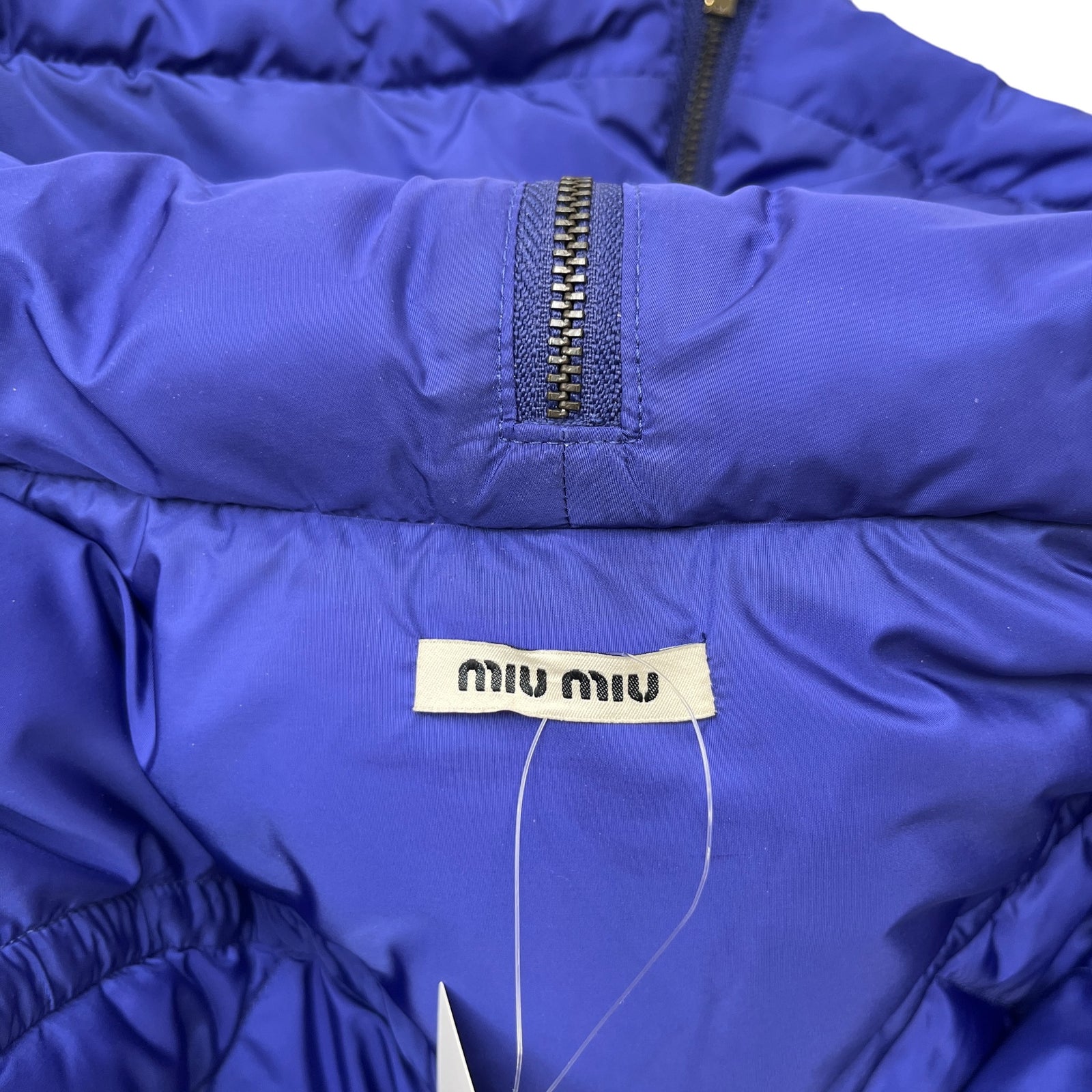 Women's Quilted Belted Down Jacket Purple Size IT 38 / UK 6 - Photo 7