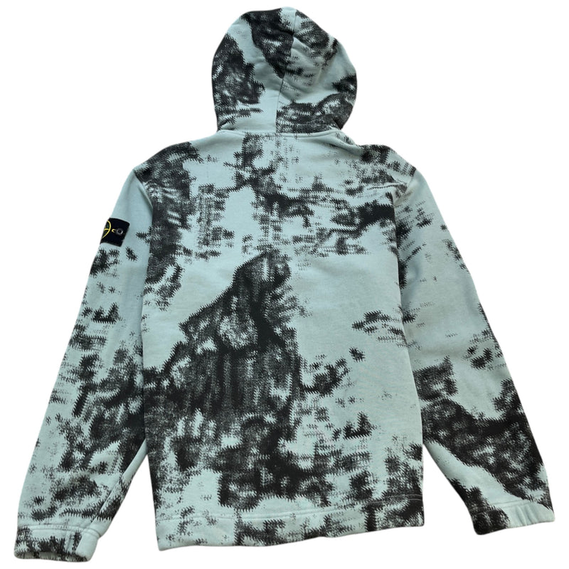 Men's 2024 Camouflage Hoodie Blue Size M